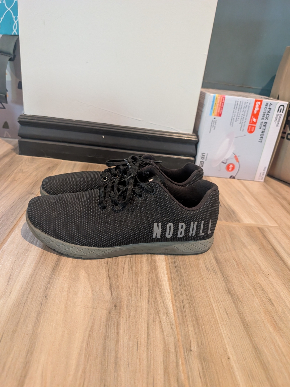 NOBULL Black Training Shoes with Ivy Sole
